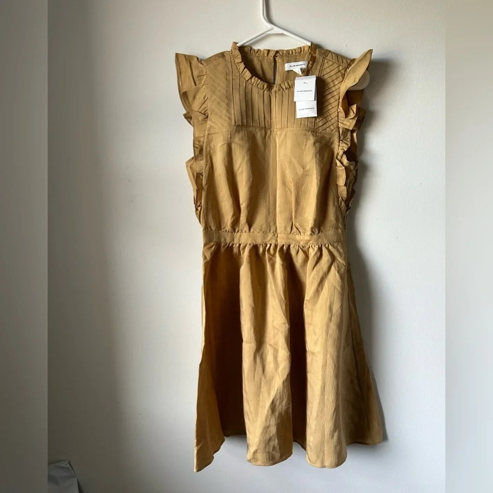 Club Monaco Ruffle Cap Sleeve Dress